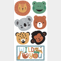 Alphabet Zoo - Wild About You Pillow Multi Panel Primary Image