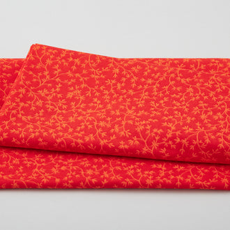 Quilter's Coordinates - Viney Branches Orange One Yard Cut
