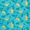 Brushy - Circles Turquoise Metallic Yardage Primary Image