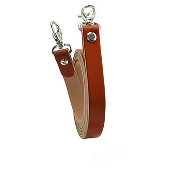 Miyako Laniere 49" Bag Strap with Snap Hooks- Brown Primary Image