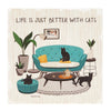 Better with Cats Coaster