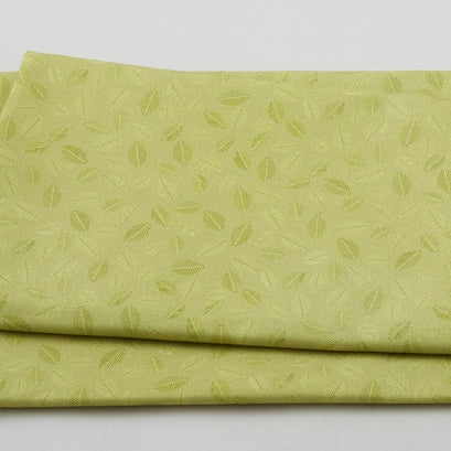 Belle Chasse Favorites - Tonal Leaves Green 2 Yard Cut