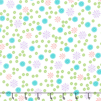 On the Bright Side - Raining Flowers Sugar Yardage