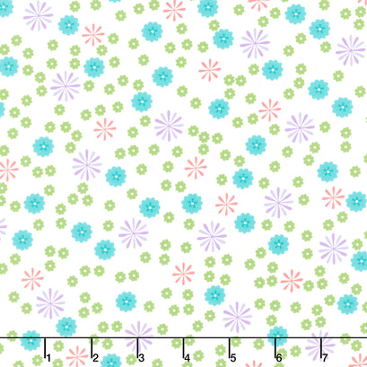 On the Bright Side - Raining Flowers Sugar Yardage