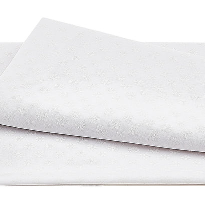 Quilter's Flour IV - Small Snowflake White on White 2 Yard Cut