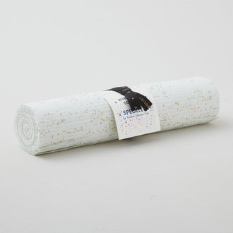 Speckled White Gold Metallic Layer Cake