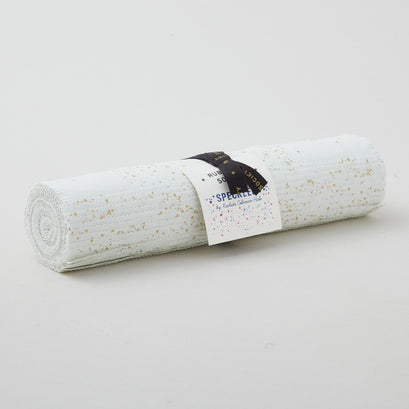 Speckled White Gold Metallic Layer Cake