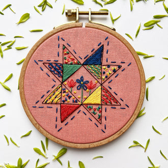 Seeing Starflowers Embroidery Kit