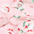 Twas - Jolly Old Elf Pink Yardage Alternative View #1