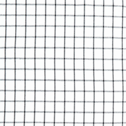 Easy Living Toweling - Checks White Black 18" Toweling Yardage