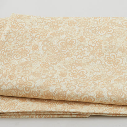 Isadora - Tonal Floral Cream 108" Wide 3 Yard Cut