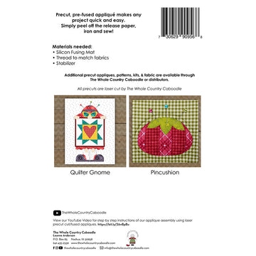 Pincushion Precut Fused Applique Pack Alternative View #2