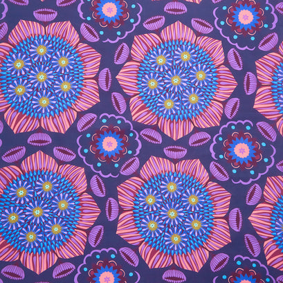 Brave - Surprise Navy 108" Wide Backing