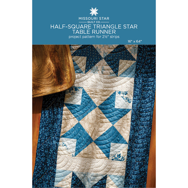 Half-Square Triangle Star Table Runner Pattern by Missouri Star Primary Image