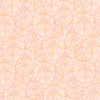 Summersault - Hoolahoop Peach Yardage