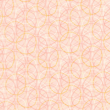 Summersault - Hoolahoop Peach Yardage Primary Image