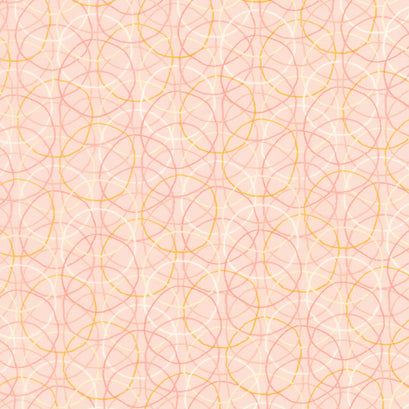 Summersault - Hoolahoop Peach Yardage