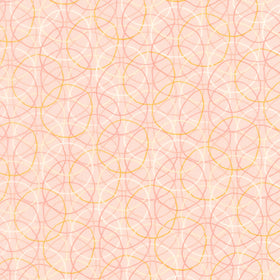 Summersault - Hoolahoop Peach Yardage Primary Image