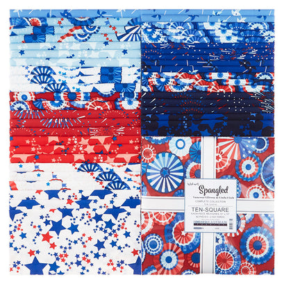 Spangled Favorites Ten Squares