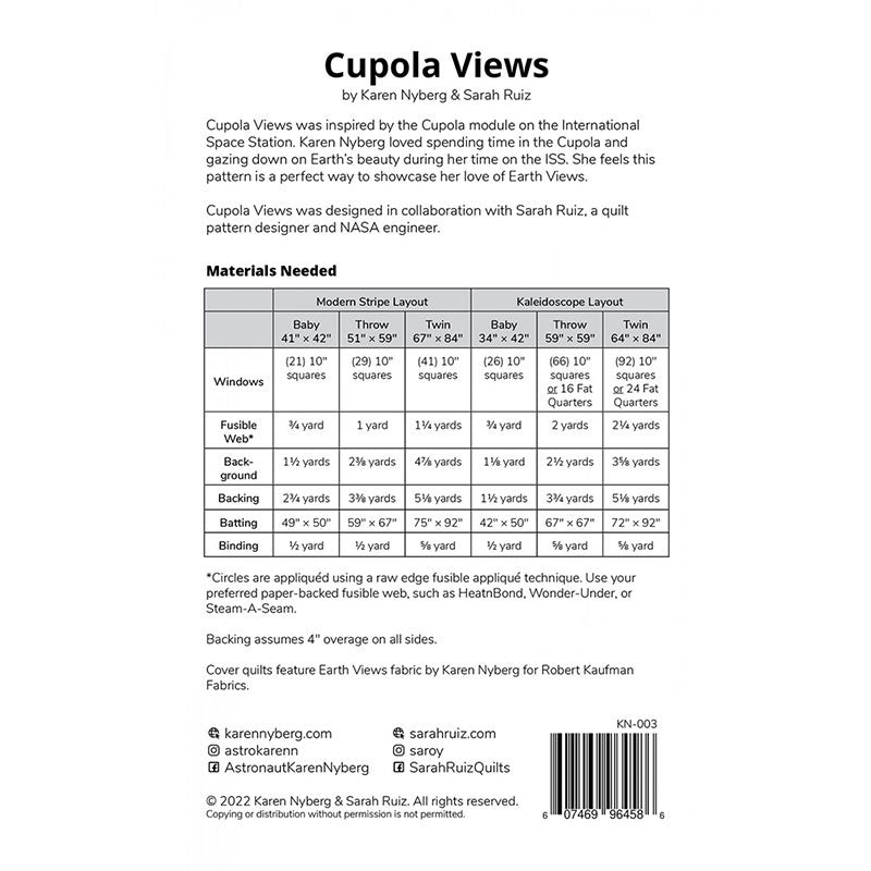 Cupola Views Quilt Pattern Alternative View #1