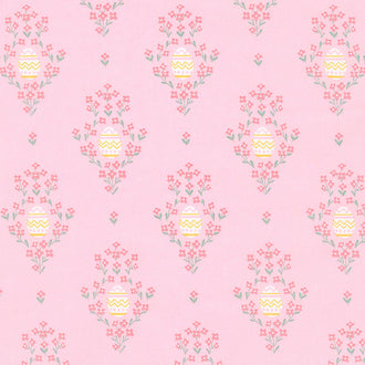 Easter Egg Hunt - Easter Eggs Pink Yardage