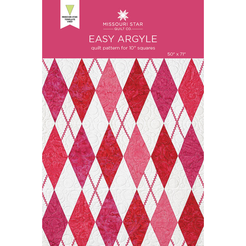Easy Argyle Quilt Pattern by Missouri Star Primary Image