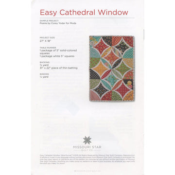 Easy Cathedral Window Pattern by Missouri Star