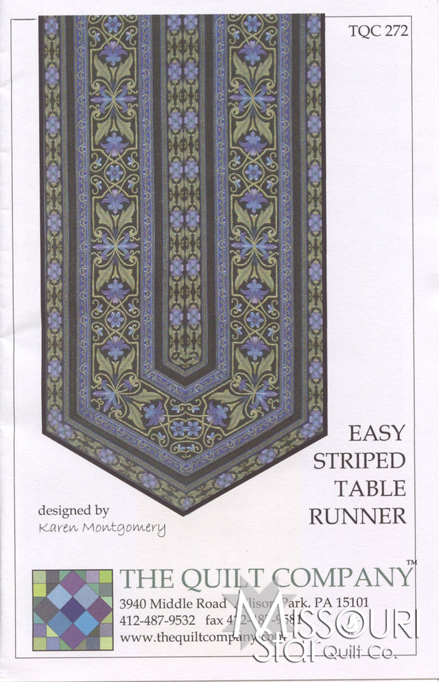 Easy Striped Table Runner Pattern easy-striped-table-runner-pattern