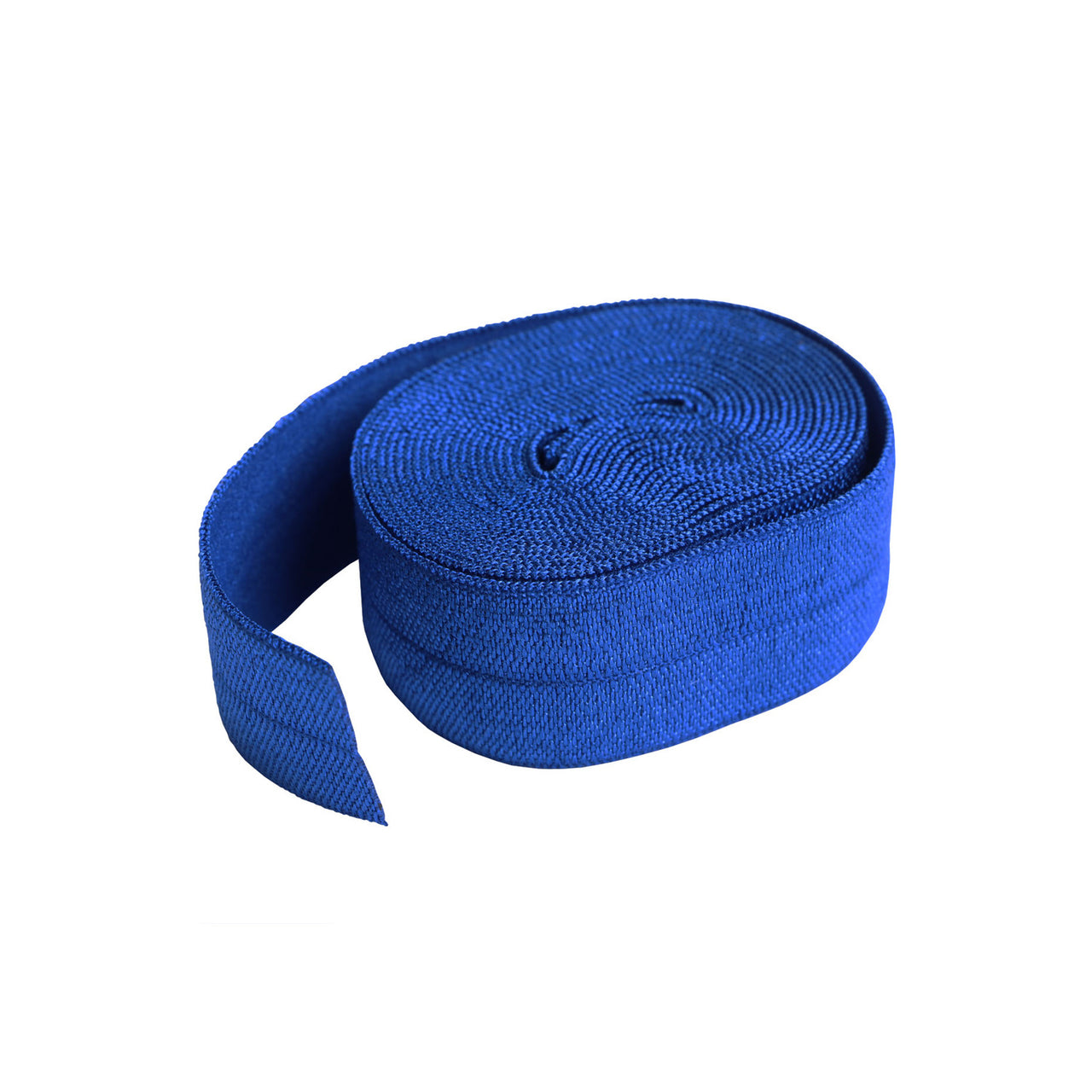 ByAnnie Fold-Over Elastic 20mm - 2 yards - Blastoff Blue Primary Image