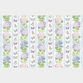 Hydrangea Mist - Hydrangea Repeating Stripe Multi Yardage Alternative View #1