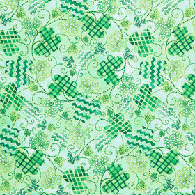 Lucky Day - Shamrocks Clover Yardage Primary Image