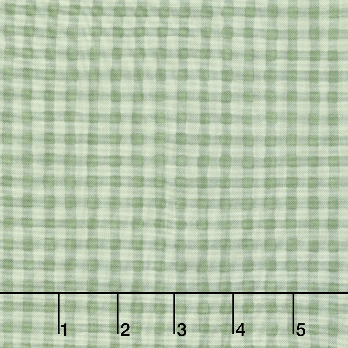 Blessed By Nature - Gingham Green Yardage Primary Image