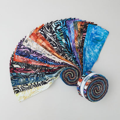 Banyan Swirls Favorites Batik Strips