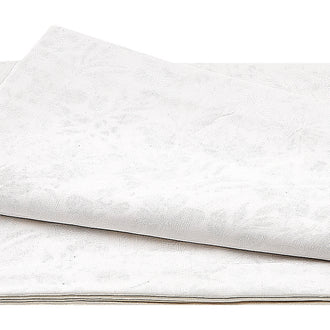 Pen and Ink - Floral Pigment White 118" Wide Backing 3 Yard Cut