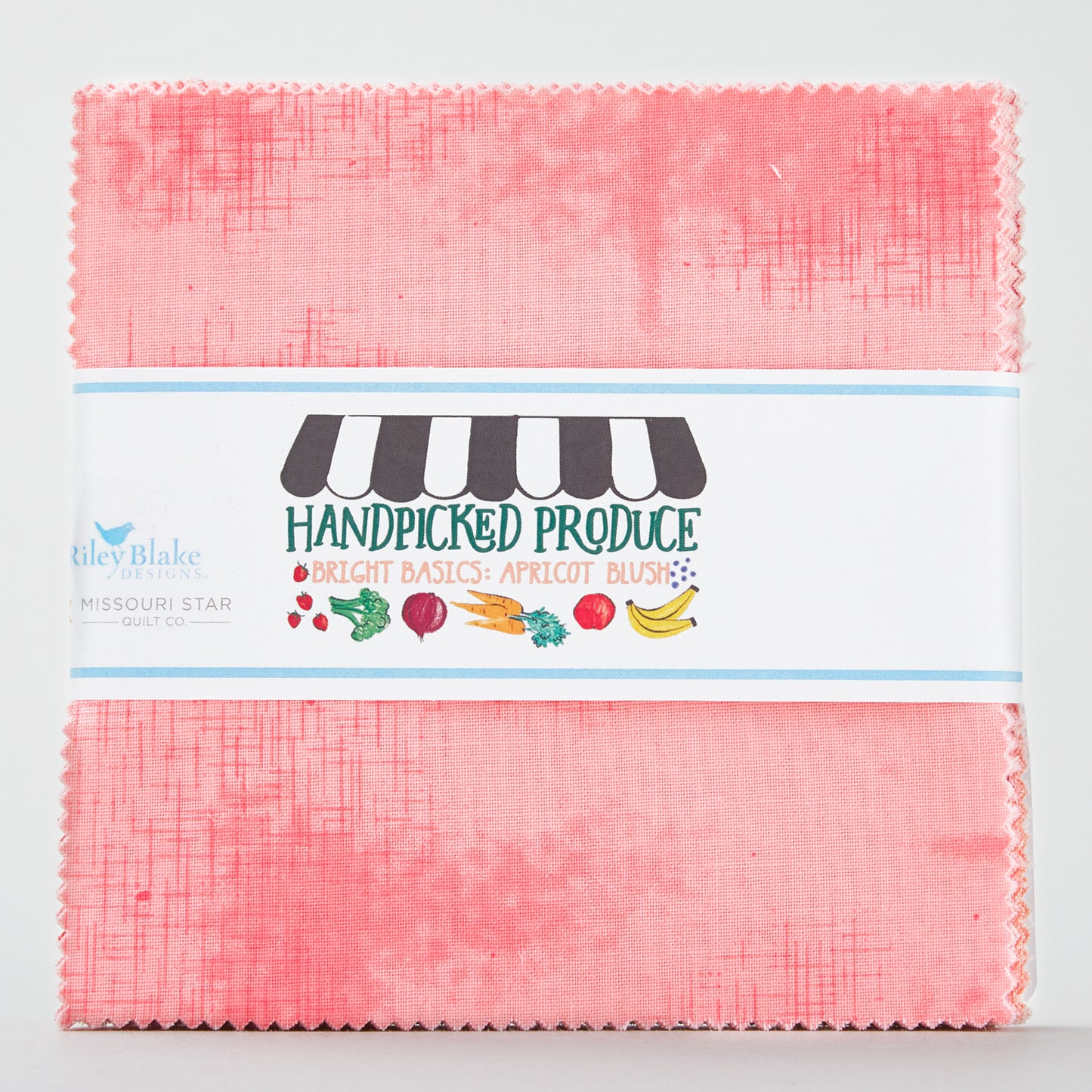 Handpicked Produce Bright Basics Apricot Blush 5" Stackers 24 pcs. Alternative View #1