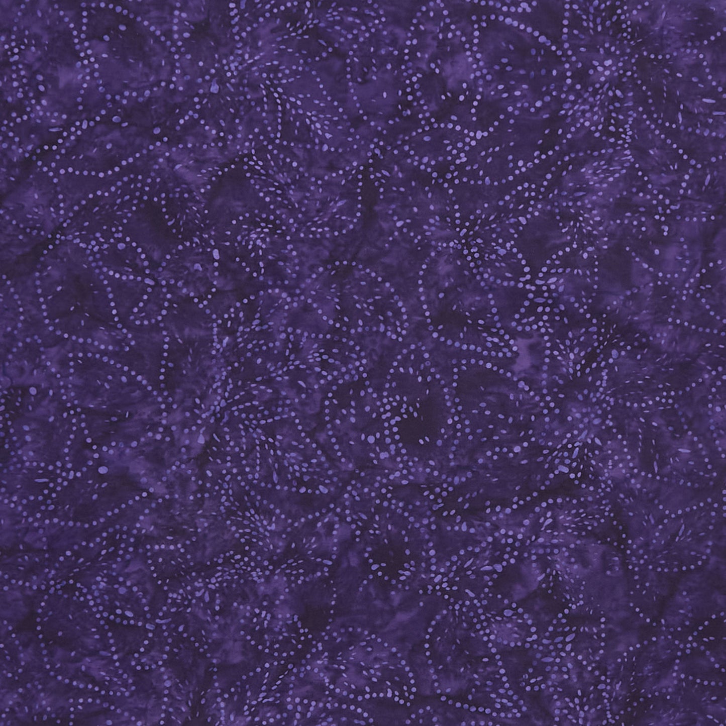 Tonga Batiks - Brightside Abstract Dots & Lines Leaves Grape Yardage Primary Image