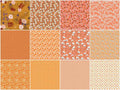 Handpicked Produce - Fanciful Florals Orange Fizz 10" Stackers 24 pcs.