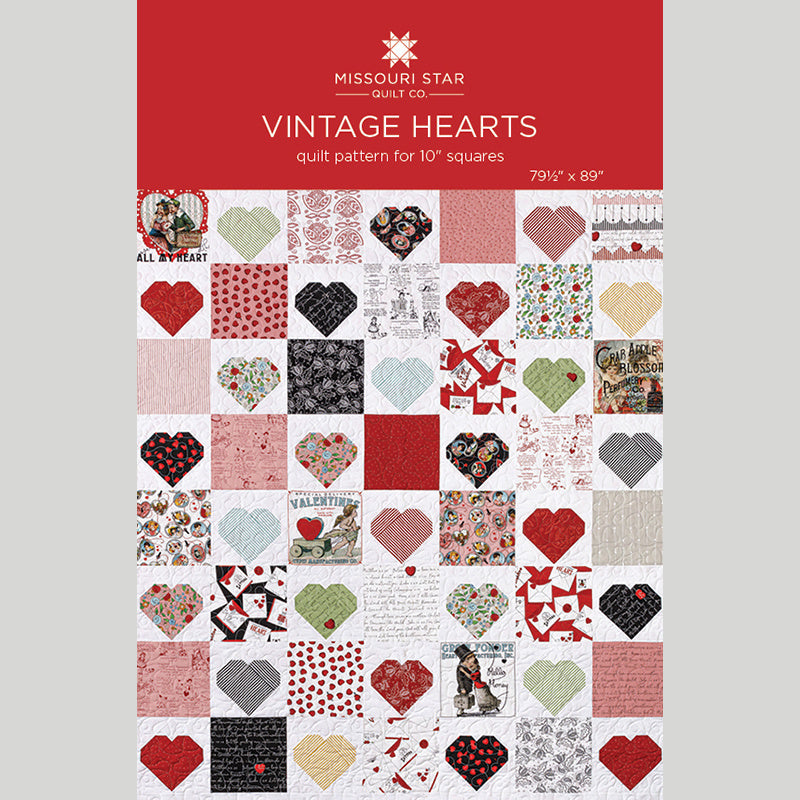 Vintage Hearts Quilt Pattern by Missouri Star Primary Image