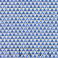 Jaikumari - Triangles Cobalt Metallic Yardage Primary Image