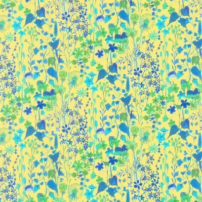 Gardenia - Posie Chartreuse Yardage