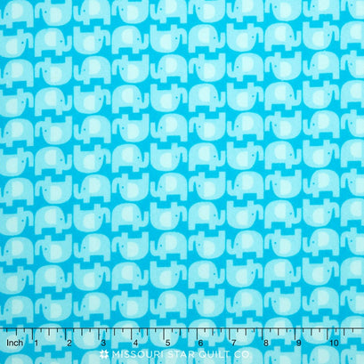 The Wild Bunch Flannel - Park Elephants Yardage