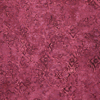Jubilant Batiks - Large Medallion Pink Yardage