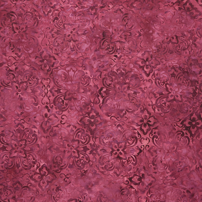 Jubilant Batiks - Large Medallion Pink Yardage