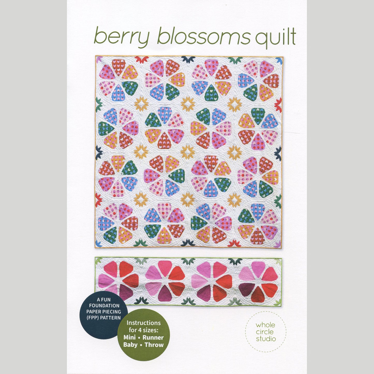 Berry Blossoms Table Runner Kit Alternative View #2