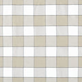 Easy Living Toweling - Big Checks Flax White Yardage Primary Image