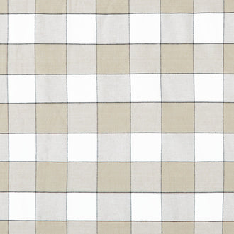 Easy Living Toweling - Big Checks Flax White 18" Toweling Yardage