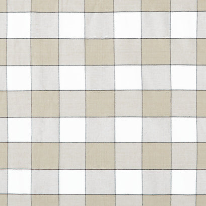 Easy Living Toweling - Big Checks Flax White 18" Toweling Yardage