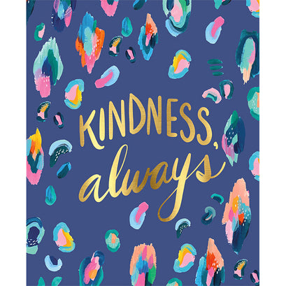 Kindness Always - Kindness Navy Digitally Printed Panel