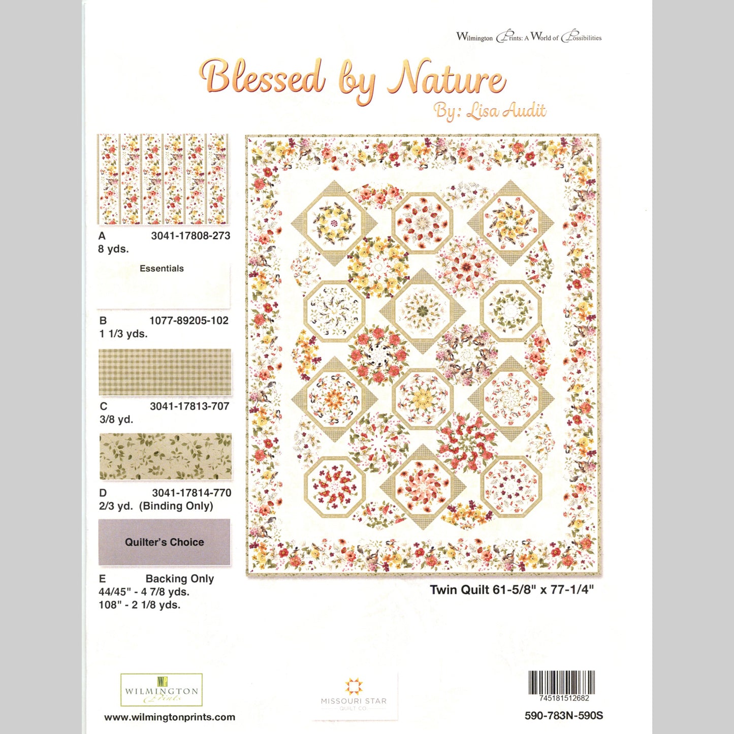 Blessed by Nature Quilt Kit Alternative View #2