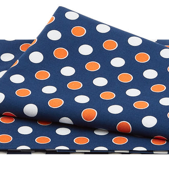 Five + Ten - Dots Navy 2 Yard Cut